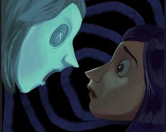 5x7 Glossy Print|| Coraline Fan Art