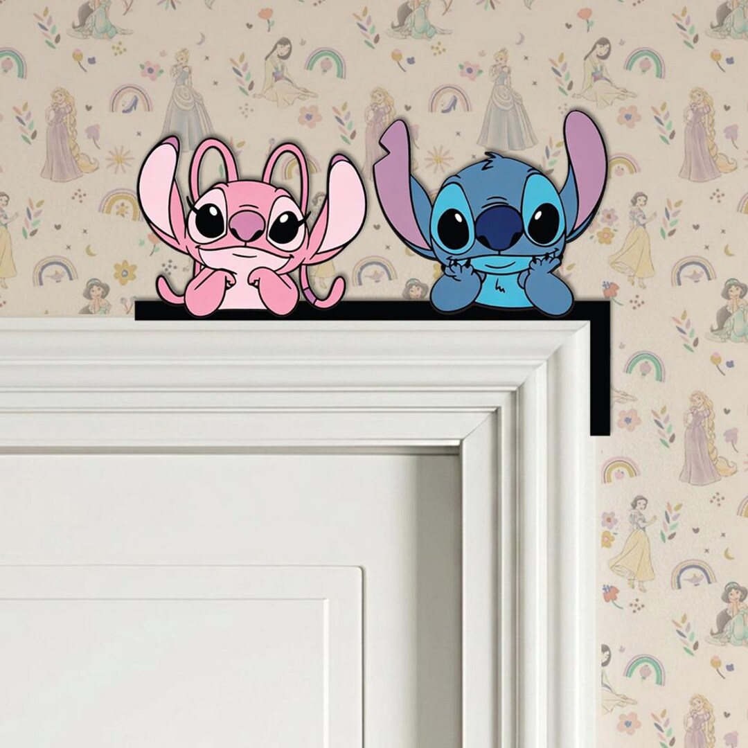Stitch Inspired Door Topper, Cute Alien Door Frame Decor, Kids Room ...