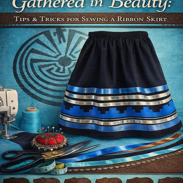Native American Pattern Ribbon Native American Ribbon Skirts - Etsy