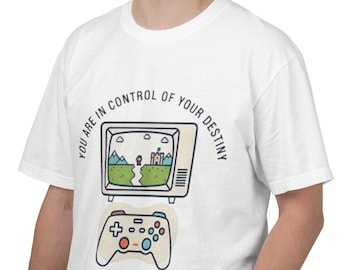 Jij hebt de controle: retro gameconsole-T-shirt | T-shirt videogamecontroller