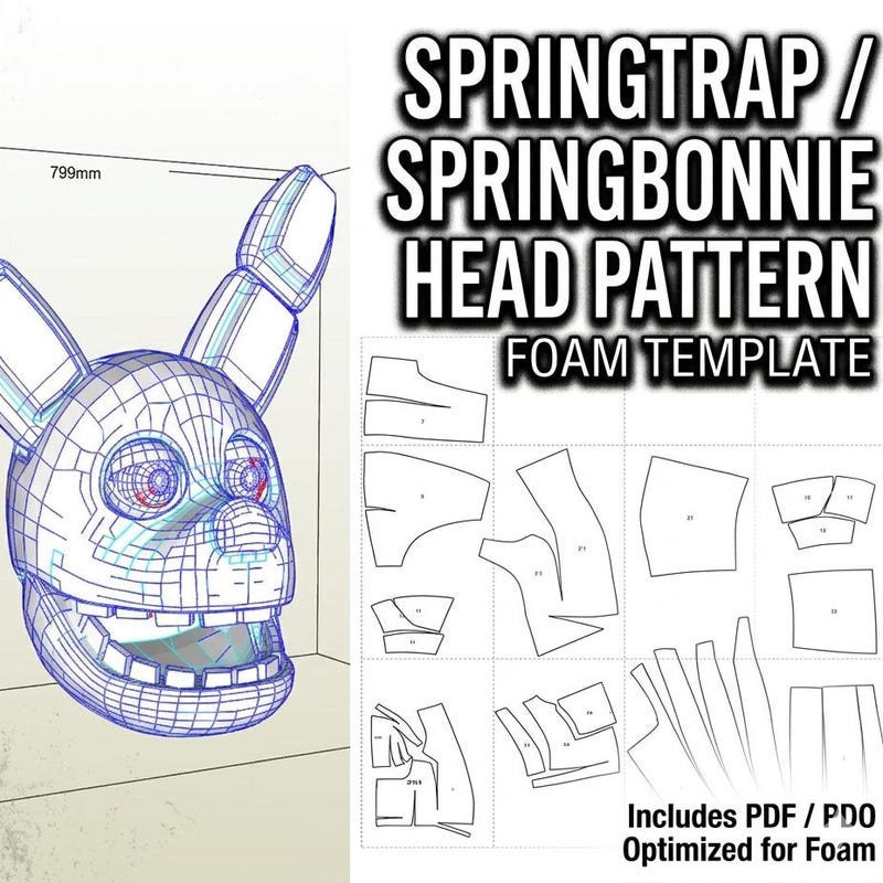 Springtrap Mask - Etsy
