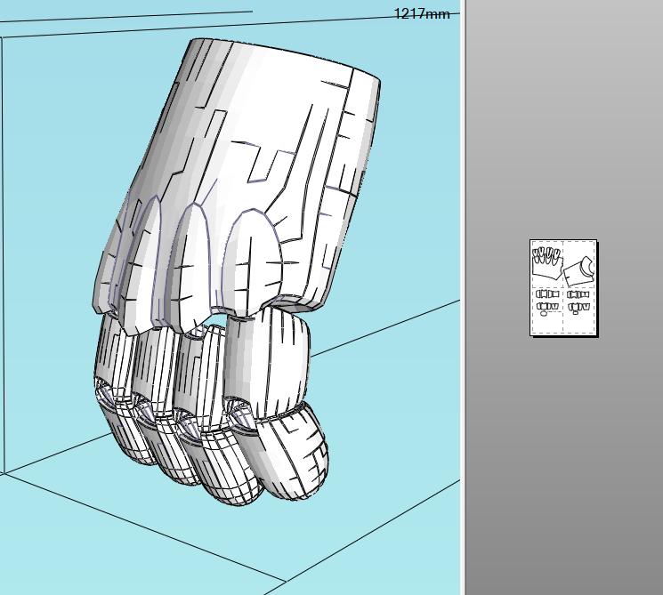 Yellow Rabbit Cosplay Foam Pattern Hands | Fnaf Movie Accurate Template ...