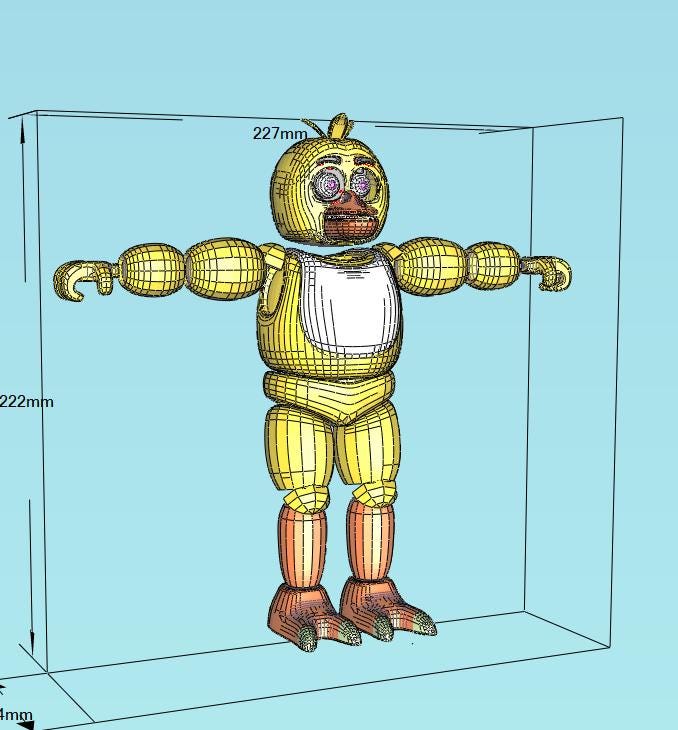 Fnaf 1 Chica Full Body Foam Cosplay Pattern – Animatronic Costume ...