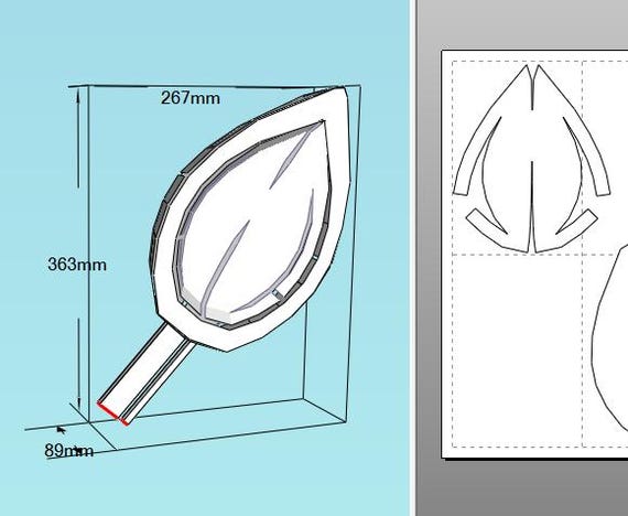 Foxy Foam Head Pattern - DIY FNAF Cosplay Template - Affordable