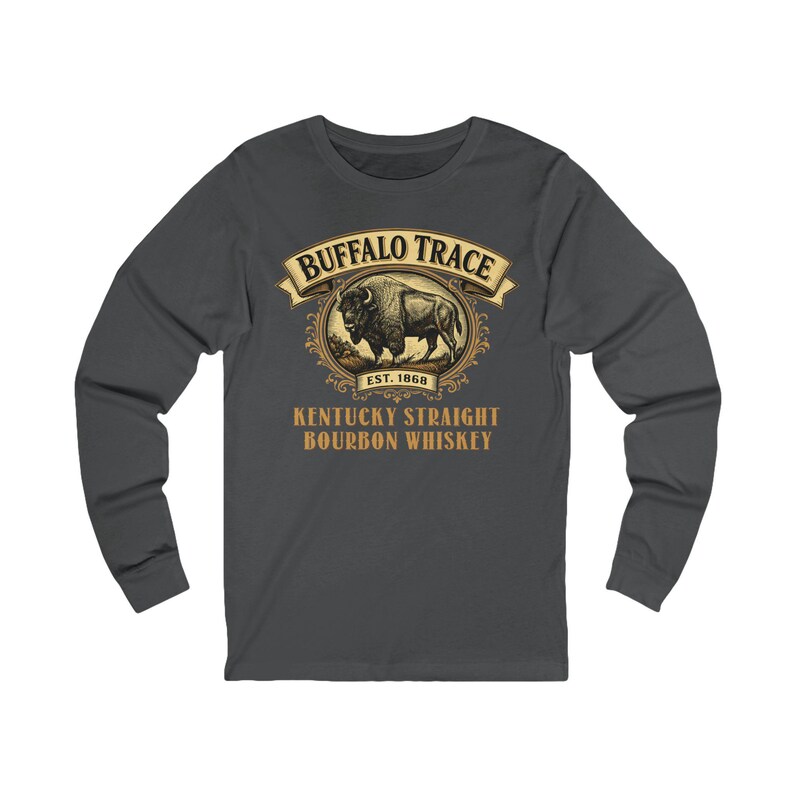Buffalo Trace Kentucky Straight Bourbon Whiskey Long Sleeve Tee Est. 1868 image 5