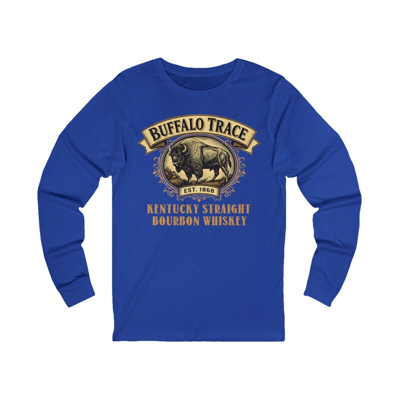 Buffalo Trace Kentucky Straight Bourbon Whiskey Long Sleeve Tee Est. 1868 image 4