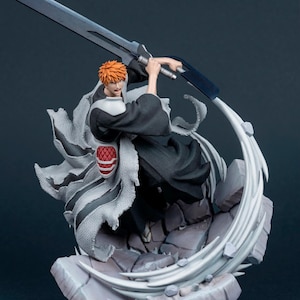 Substitute Soul Reaper Statue 20.6cm – Resin Garage Kit | DIY Unpainted or Hand Painted Anime Art