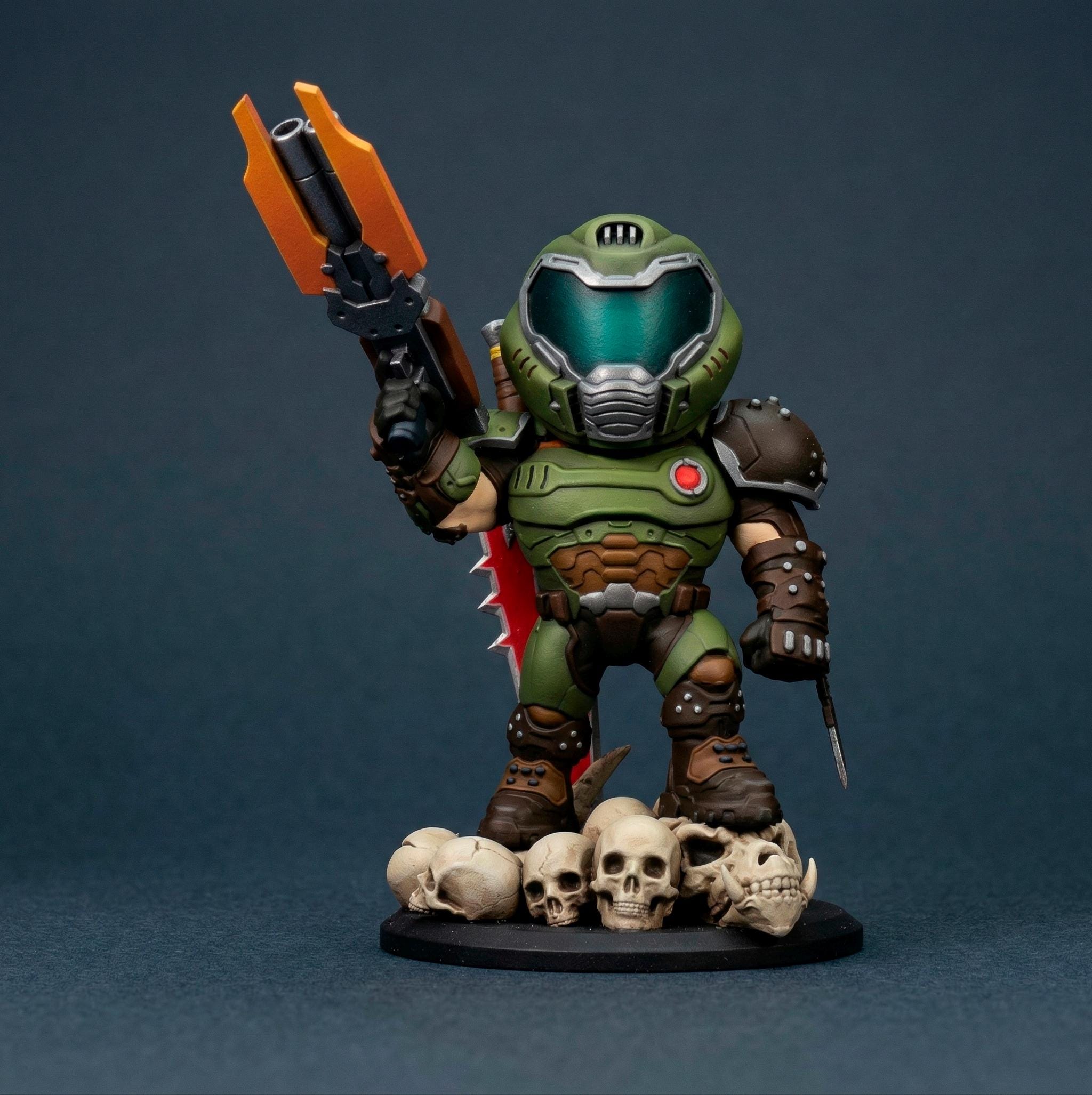 Doom slayer figure - Etsy 日本
