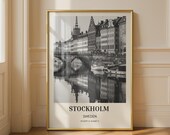 Stockholm Sweden Minimalist Wall Art Print