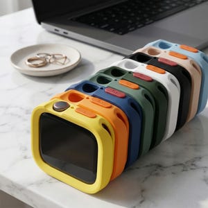 Mjukt silikonfodral till Apple Watch | Stötsäkert skyddsfodral (40 mm-49 mm)