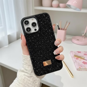 Black Glitter Case - Etsy Black Glitter Case - Etsy