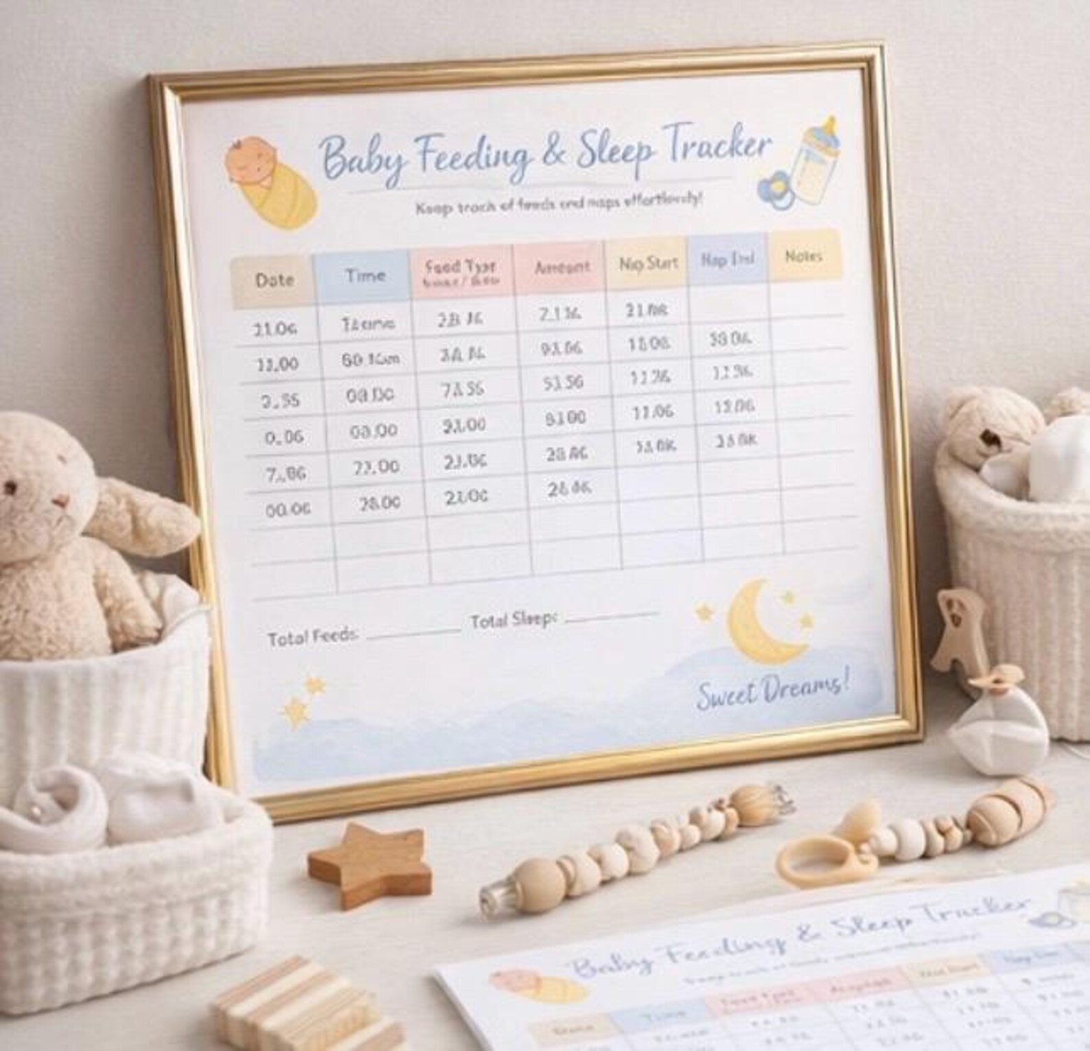 Tracking Baby Routine Baby Feeding & Sleep Tracker Printable | Newborn Routine Log | First ...