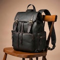 Handmade Leather Backpack – Vintage Full Grain Leather Laptop Backpack 15 Inch, Leather Rucksack for Office, Travel and Everyday Carry product logo
