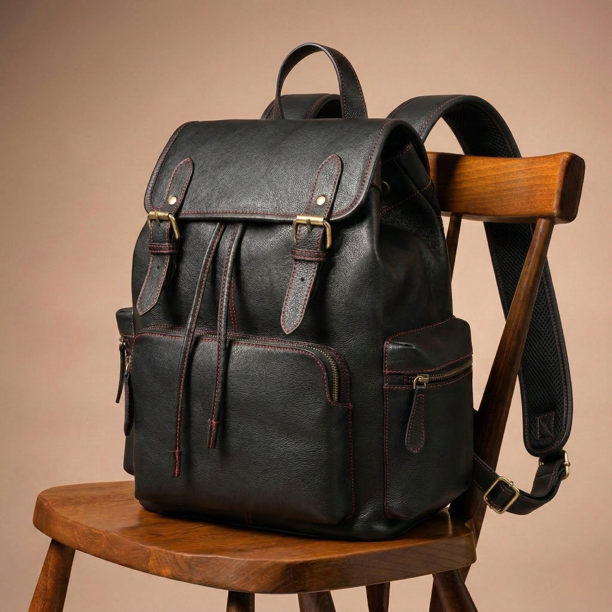 Sacs à dos en Cuir véritable - Homme et Femme