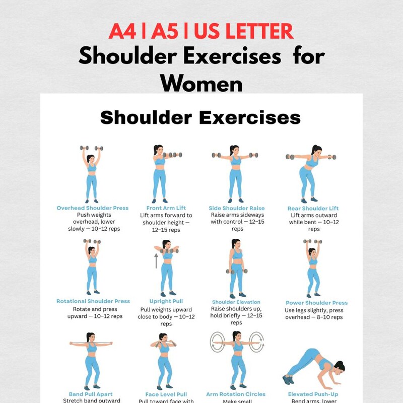 Shoulder Exercises - Etsy