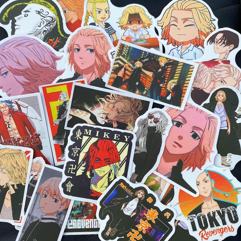 Popular Anime Stickers, 1-100 Pc Assorted Anime Waterproof Vinyl ...