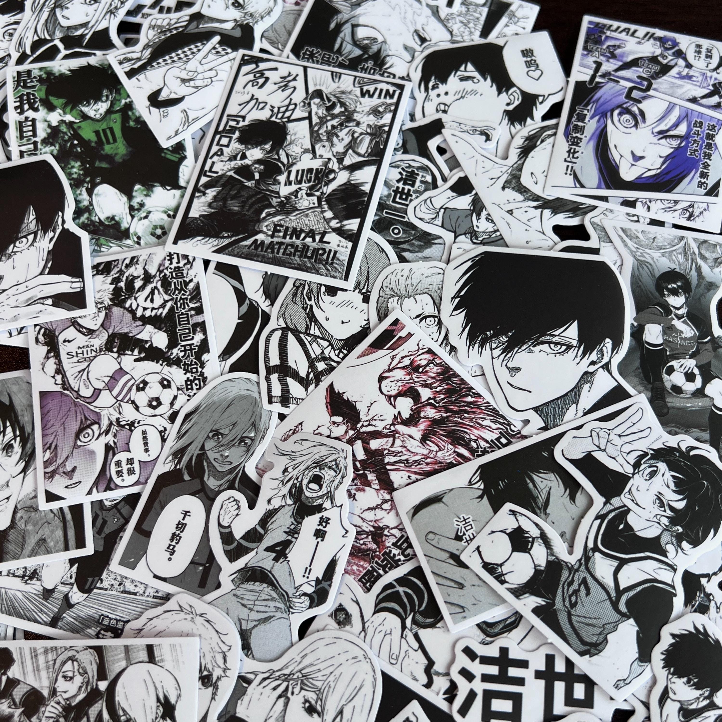 Drop Sticker Manga Anime Manga Sticker Pack, 70pc Assorted Anime Manga Waterproof Vinyl ...