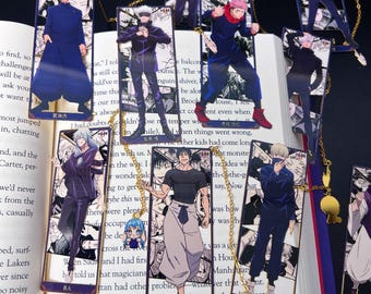 Anime Metal Bookmarks, Popular anime character bookmarks, Anime metal bookmarks for journal, manga, notebook, genshin accessory