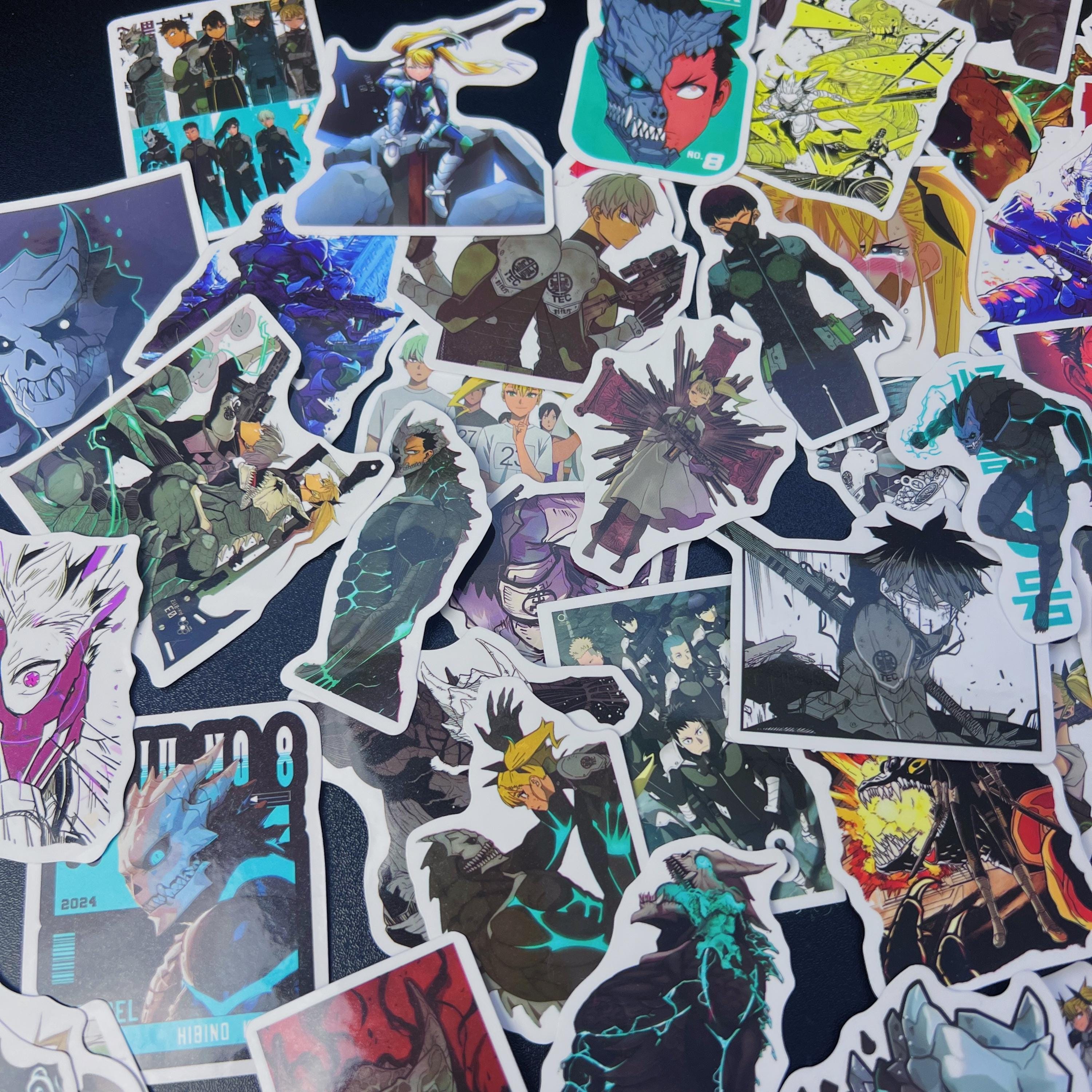 Anime Stickers, 1-100 Pc Assorted Anime Waterproof Vinyl Stickers for ...