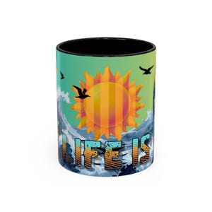 Surfboard Sunwave mug | Coffee Mug