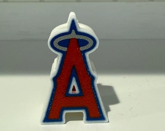 Adorno para pajita de Los Angeles Angels – Accesorio para vaso LA Vibes