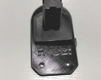 Soporte para herramientas Ryobi Wall Mound - Organización de almacenamiento para taller y garaje impreso en 3D