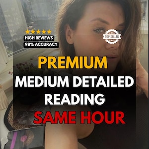 Premium Medium Detailed Tarot Reading | In Depth Psychic Insight, Love & Relationship Guidance, Same Hour Delivery