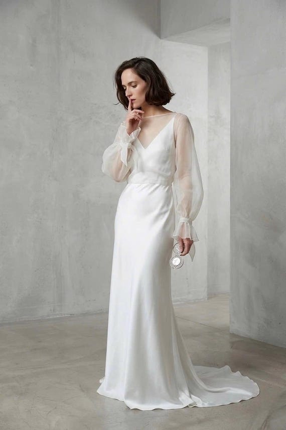 organza slip dress Taller Marmo Sza Sza organza-overlay | Neutrals This item is part of Ulla Johnsons collaboration with the Helen Frankenthaler Foundation Ivory Organza Jacket And Slip