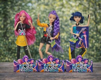 Conjunto de muñecas K-Pop Demon Hunter, muñecas coleccionables de estilo anime, Rumi, Zoey, Mira
