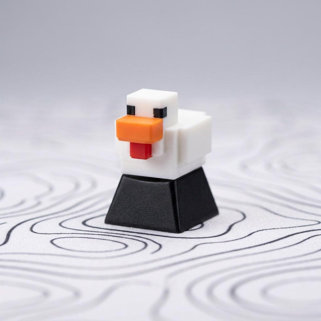 Pixel Chicken Keycap — Keycap for Mechanical Keyboards | MX Compatible ...