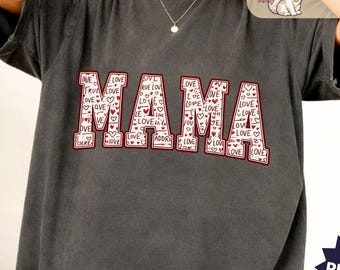 Comfort Colors® Jag älskar mamma-tröja, mammatröja, mors dag-present, mammatröja, mamma-t-shirt, mammaoutfit, söt mammatröja, trendig mammatopp