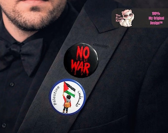 Oscars Free Palestine pin, Free Palestine Pin, Palestinian Flag, No War Pin, Save Palestine Pin, anti war, stop war button, palestine pins