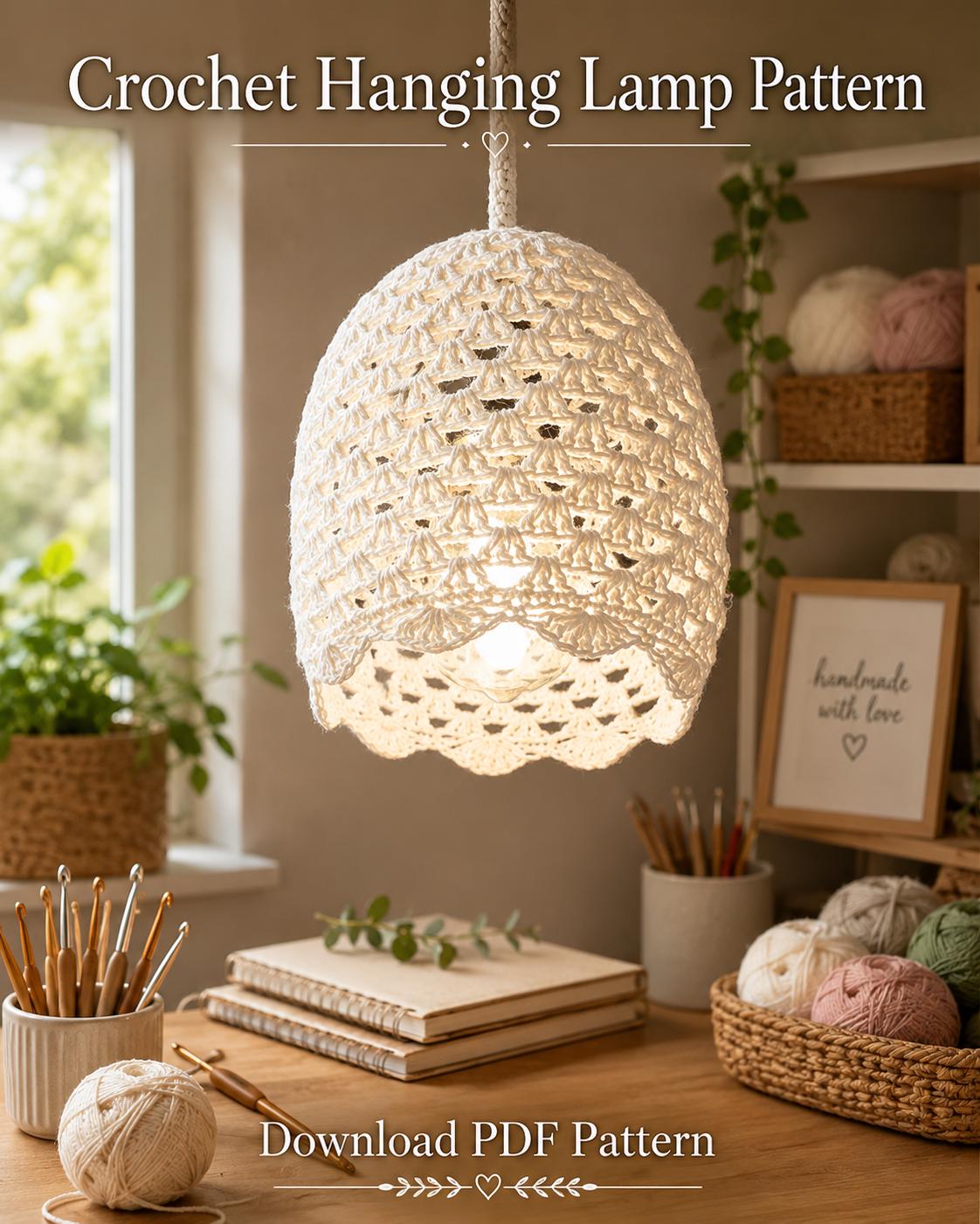 34 Crochet Lamps That Will Look Great in Your Home 12 Crochet Hanging Lamp