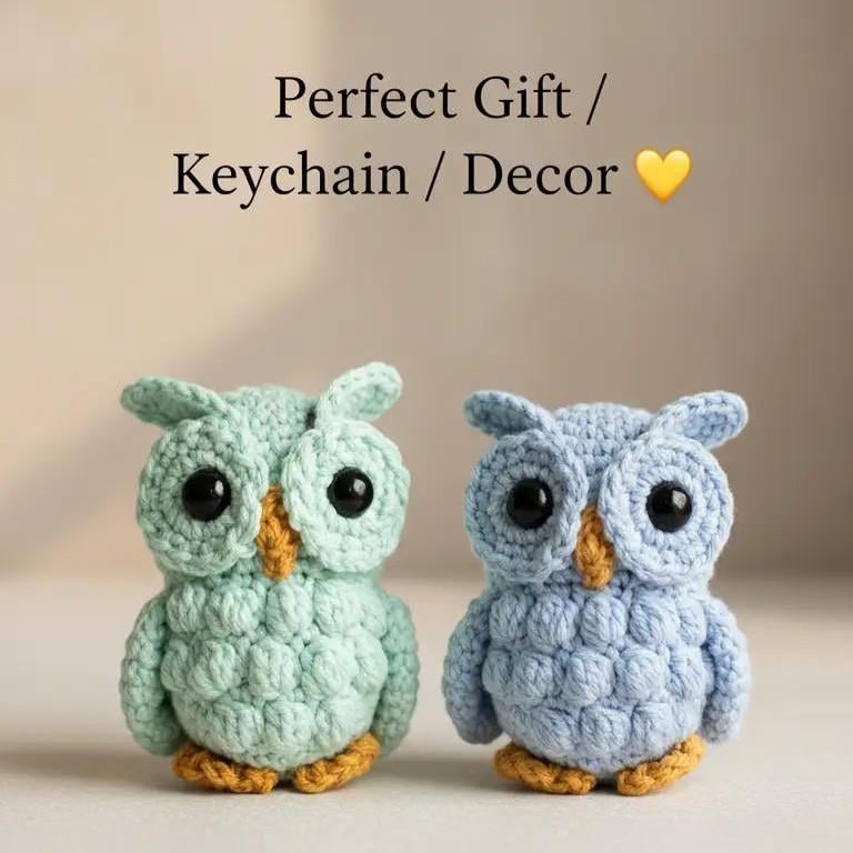 Crochet Owl Pattern PDF, Owl Amigurumi Pattern, Cute Crochet Owl Toy,  Beginner Crochet Pattern