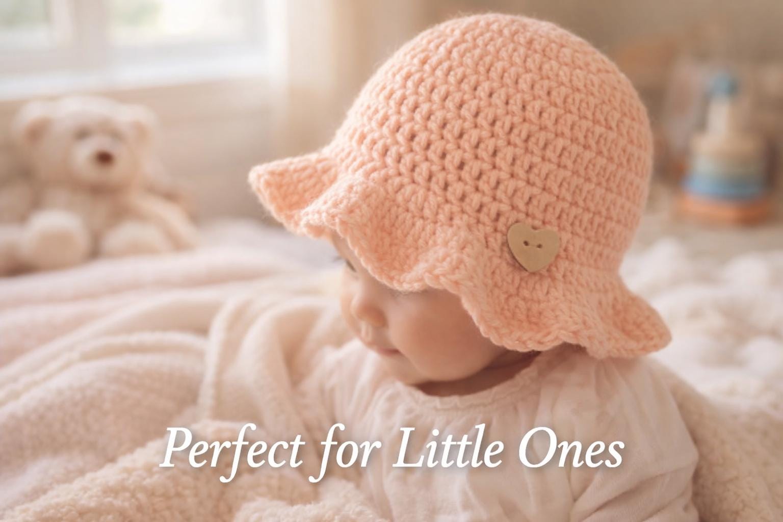 33 Baby Hat Crochet Patterns for Keepsake Gifts, Photo Props, and Everyday Wear 16 Crochet Baby Sun Hat