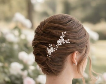 Pearl Bridal Hair Pins – Gold Silver Rose Gold