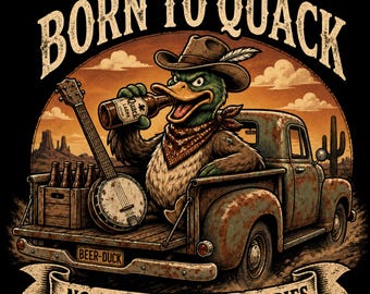 Camiseta divertida de pato, camiseta para amantes de la cerveza, camiseta de música country, regalo de humor sureño, camiseta de chico de campo, camiseta divertida de animales