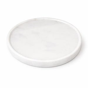 Luxury marble tray on coffee table decor