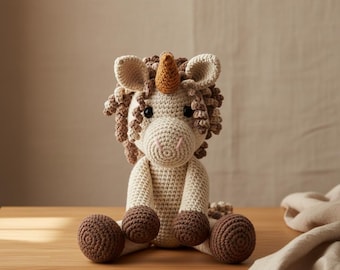 Realistic Unicorn Crochet Pattern PDF