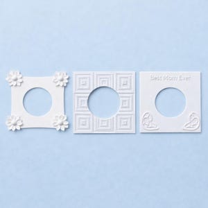 Cornice per interruttore della luce, protezione per la parete, piastra di protezione, cornice decorativa, standard UE e Regno Unito, quadrati di lusso stampati in 3D, fiori, la migliore mamma di sempre