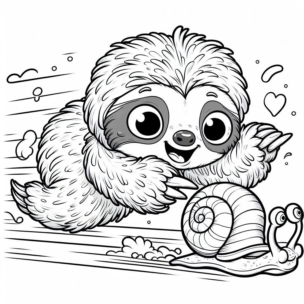 Sloth Coloring Pages, 53 Printable Digital PDF, Kids Activity, Instant ...