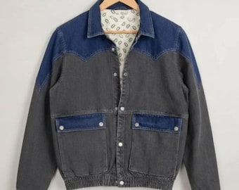 Vintage 80's BTTF Guess Jeans Denim Jacket Sz Med Marty Mcfly Back