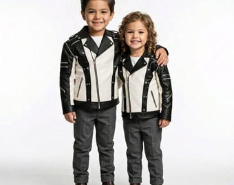 Kids Michael Jackson Beat It Pepsi Jacket Costume Concert Style MJ Tribute Children's Coat