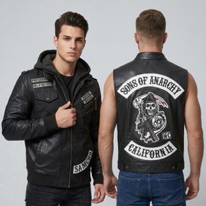 Sons of anarchy vest - Etsy 日本