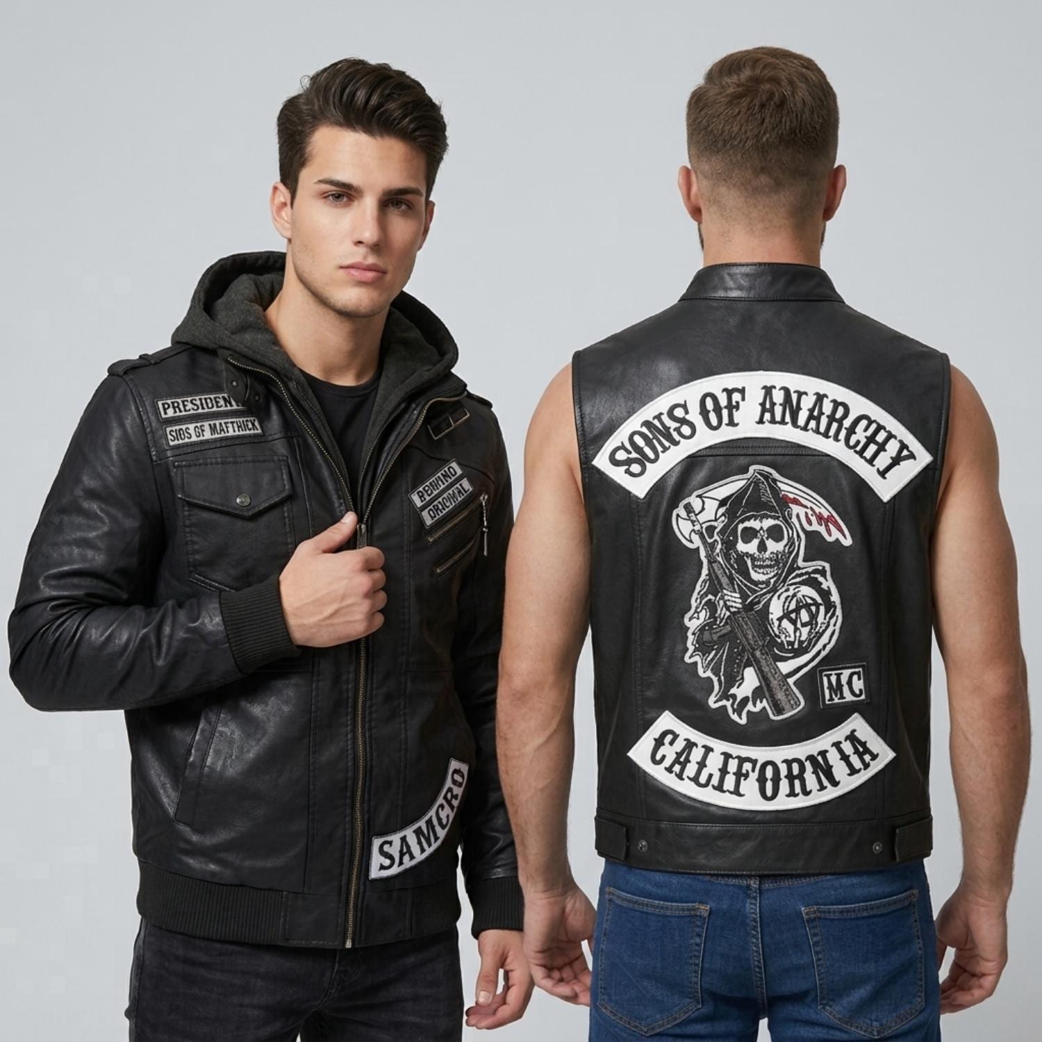 Sons of anarchy vest - Etsy 日本