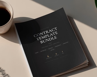 Vorlagenpaket für Freelance-Verträge (PDF), Servicevertragsvorlagen, Geheimhaltungsvereinbarungen, Rechtsdokumente für Unternehmer