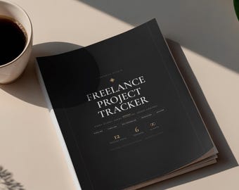 Freelance-Projekt-Tracker | Kunden-Pipeline, Rechnungs- und Lieferübersicht | Freelance-Business-System | Minimalistisches PDF A4