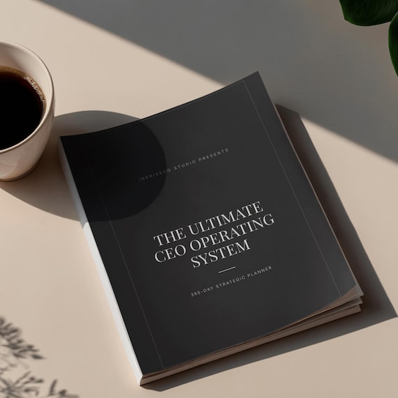 365 Day CEO Planner | Business Operating System | Strategic Entrepreneur Planner Printable A4 | Digital GoodNotes Planner