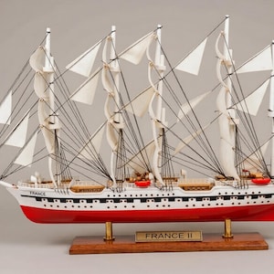 France Ii Model Ship - Etsy