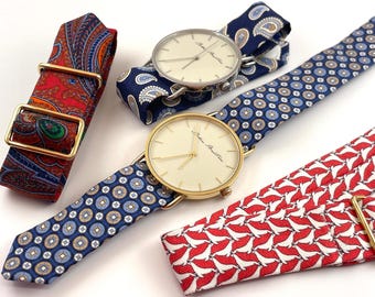 Die Uhr mit dem Krawattenarmband